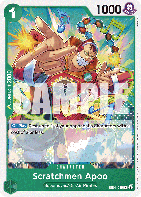 Scratchmen Apoo - EB01-015 · EB01-015 · Alt Art