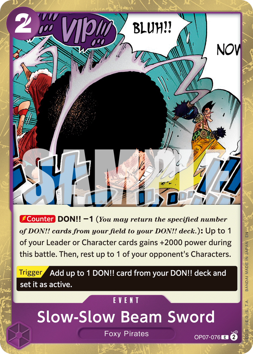 Slow-Slow Beam Sword (Reprint)