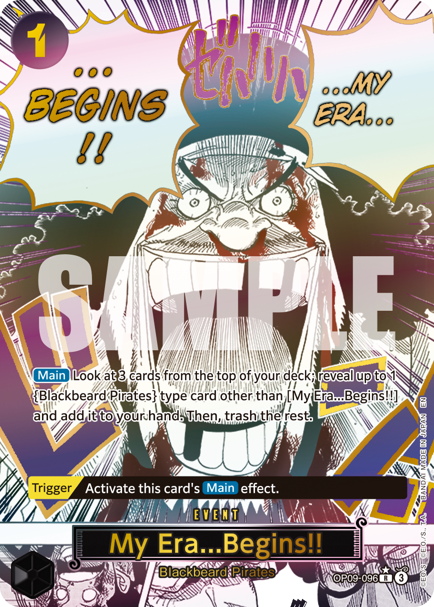My Era...Begins!! · OP09-096 · Manga Rare