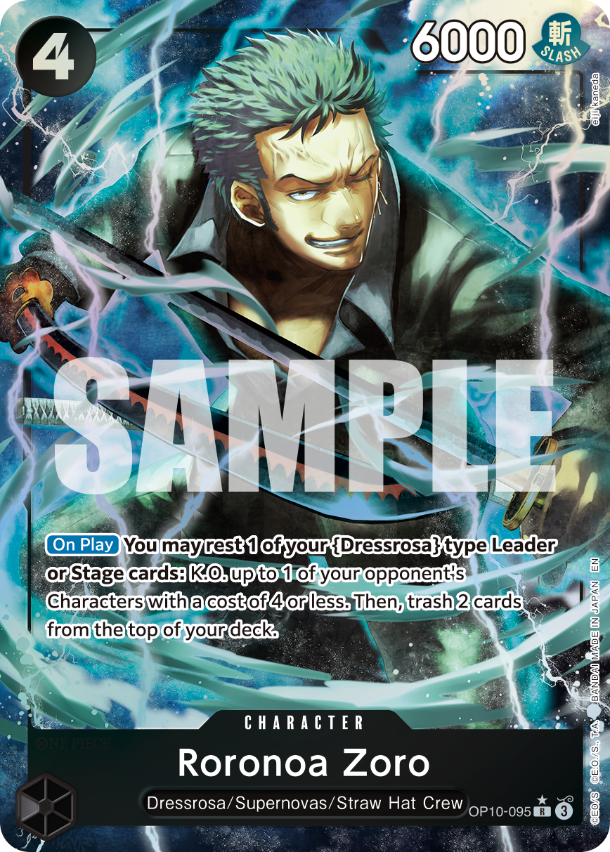 Roronoa Zoro - OP10-095 · OP10-095 · Alt Art