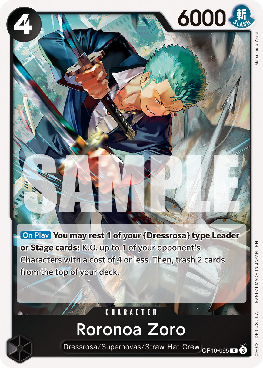 Roronoa Zoro - OP10-095 (Reprint)