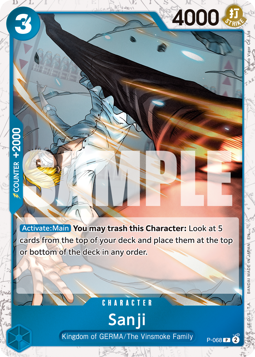 Sanji - P-068 (Pirate Foil) · P-068