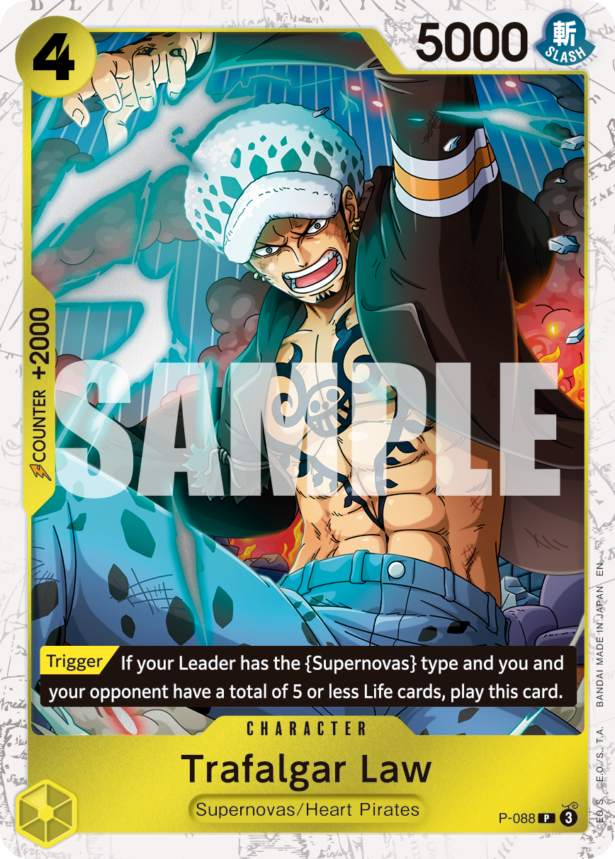 Trafalgar Law - P-088 (Pirate Foil) · P-088