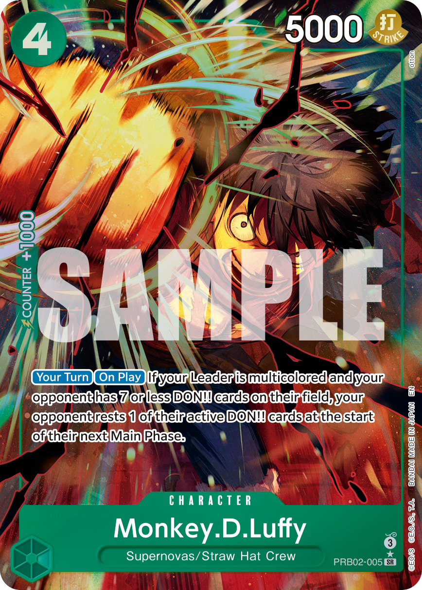 Monkey.D.Luffy - PRB02-005 · PRB02-005 · Alt Art