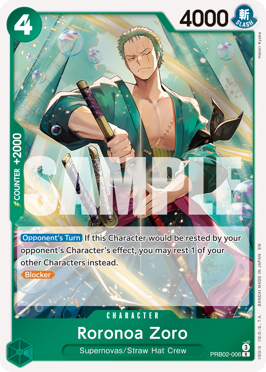 Roronoa Zoro - PRB02-006 · PRB02-006