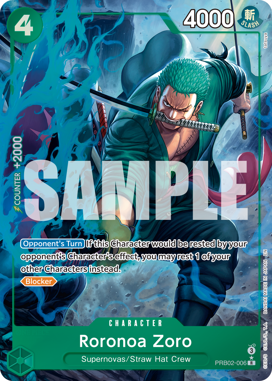 Roronoa Zoro - PRB02-006 · PRB02-006 · Alt Art