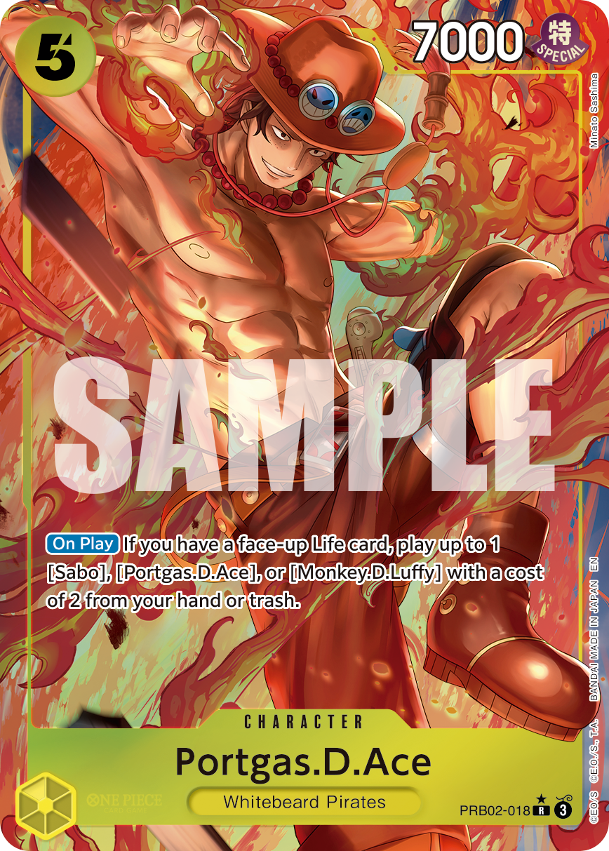 Portgas.D.Ace - PRB02-018 · PRB02-018 · Alt Art