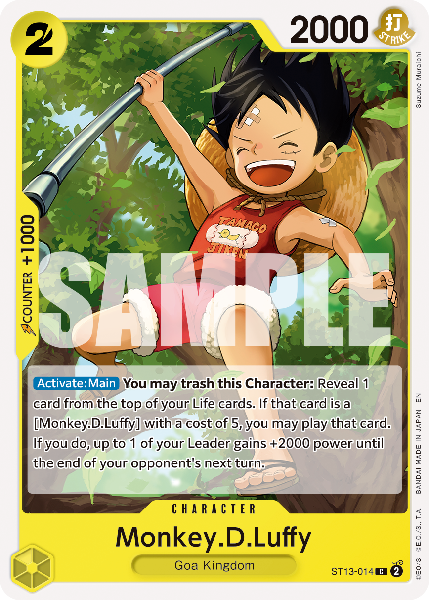 Monkey.D.Luffy - ST13-014 (Reprint)