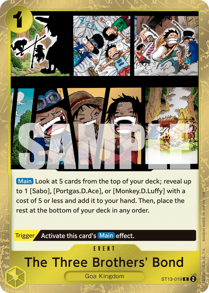 The Three Brothers' Bond (Pirate Foil) · ST13-019