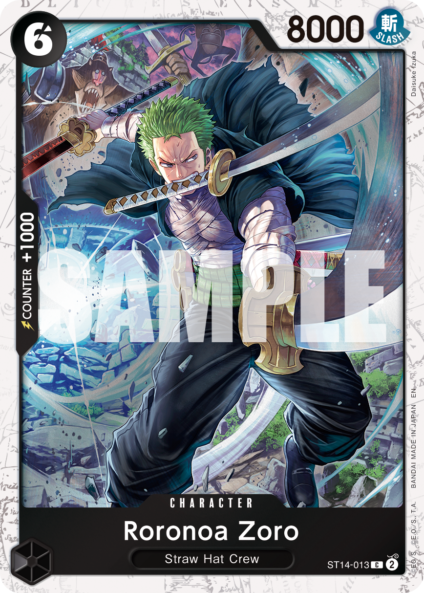 Roronoa Zoro - ST14-013 (Pirate Foil) · ST14-013
