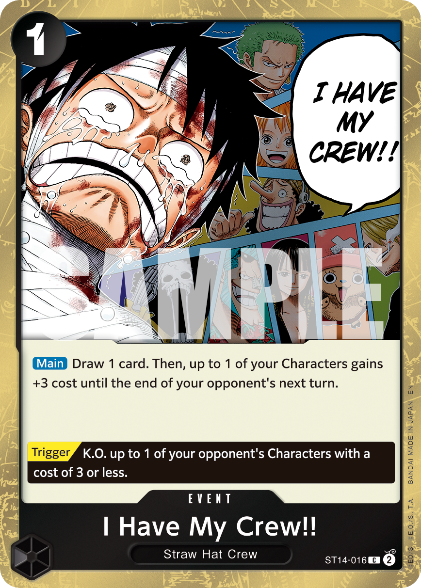 I Have My Crew!! (Pirate Foil) · ST14-016