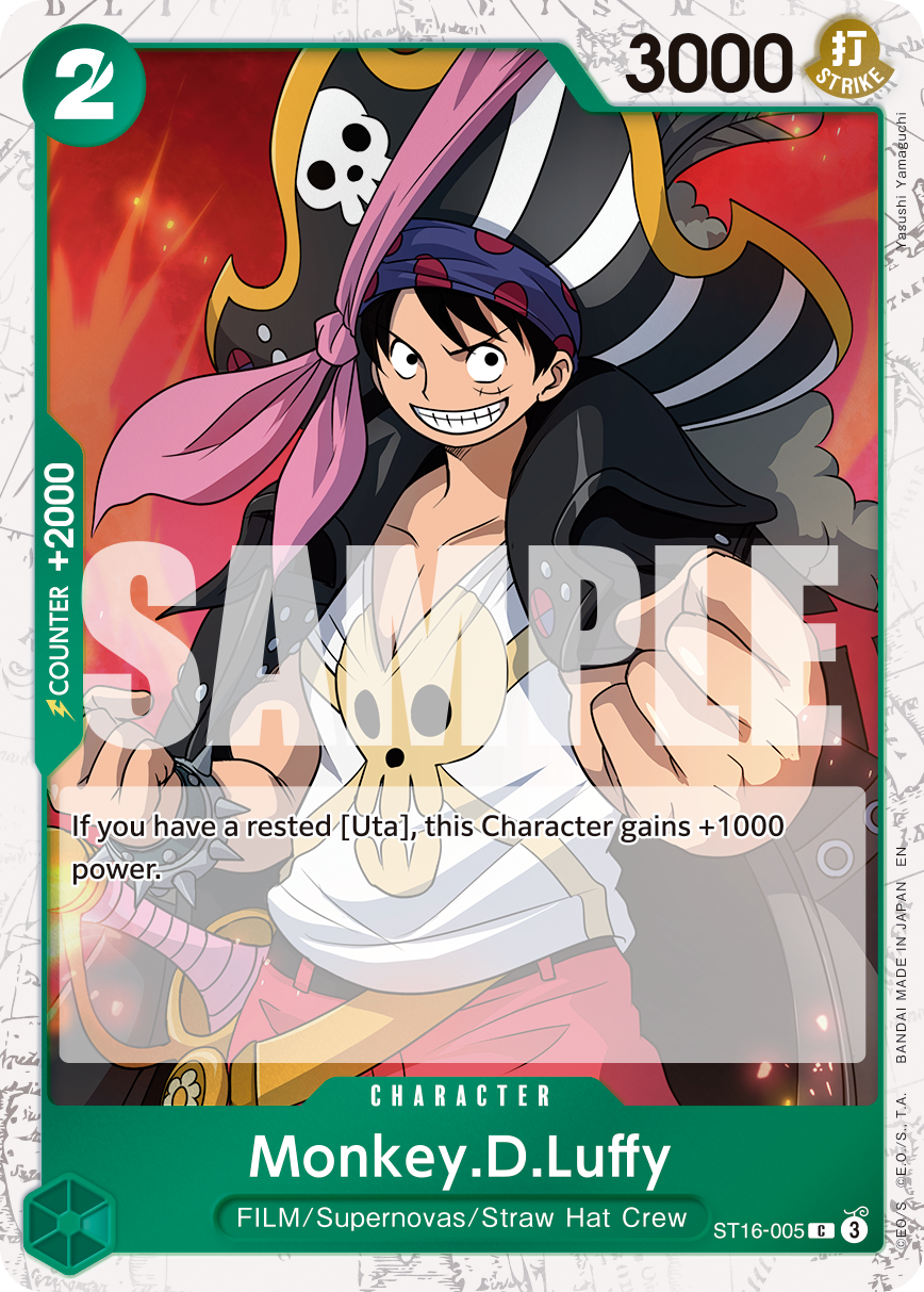 Monkey.D.Luffy - ST16-005 (Pirate Foil) · ST16-005