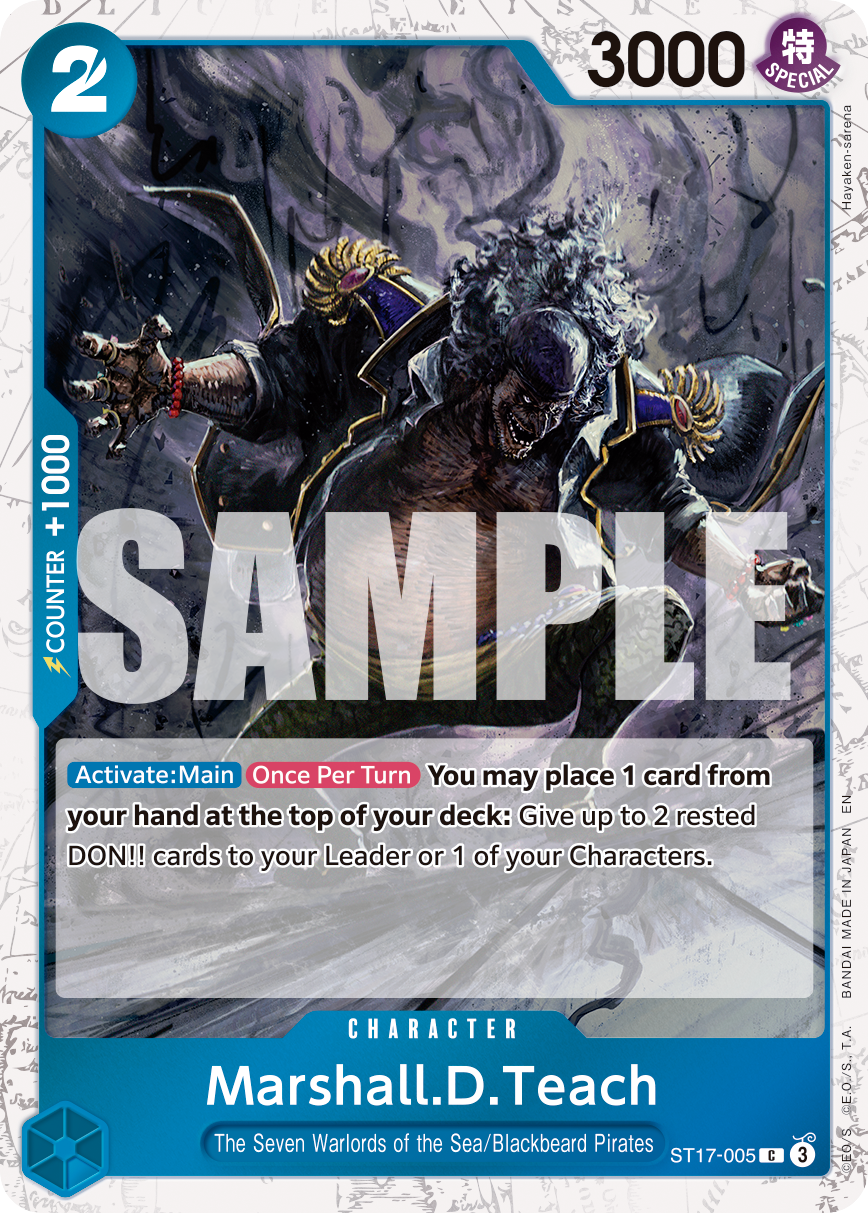 Marshall.D.Teach - ST17-005 (Pirate Foil) · ST17-005